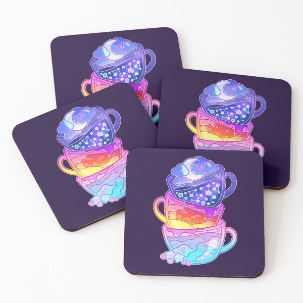 Item preview, Juego de tazas de té - Colección Aesthetic Sky designed and sold by heysoleilart.
