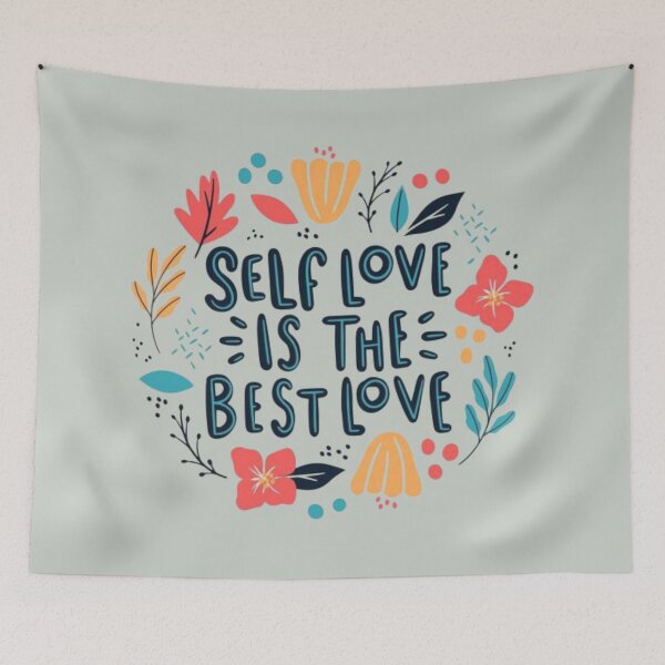 Item preview, Self love is the best love | self love quotes | designed and sold by Tarun Bisht.