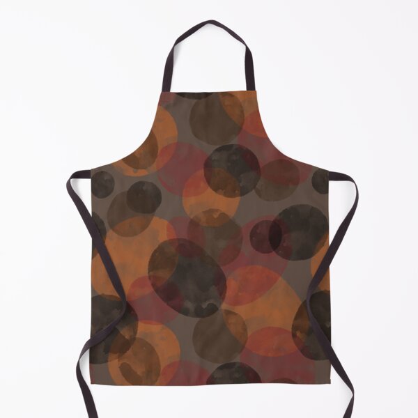 Item preview, watercolour abstract in orange, red and brown designed and sold by ColoursOfFrance.