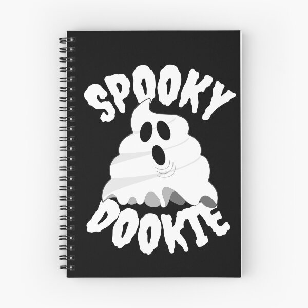 Item preview, Spooky dookie cute ghost poo black background designed and sold by Chaos-Touch.