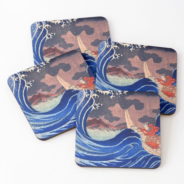 Item preview, Nichiren calms a storm in Kakuda (19th century) designed and sold by Geraldo Garcia.