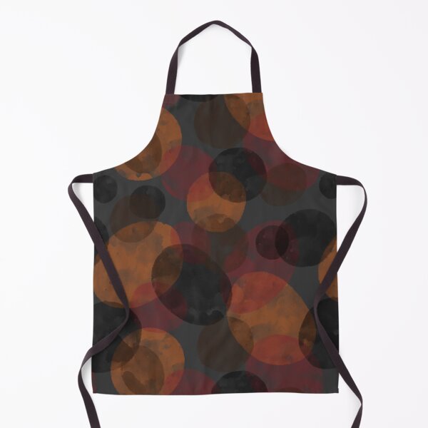 Item preview, watercolour abstract in orange, red and brown designed and sold by ColoursOfFrance.