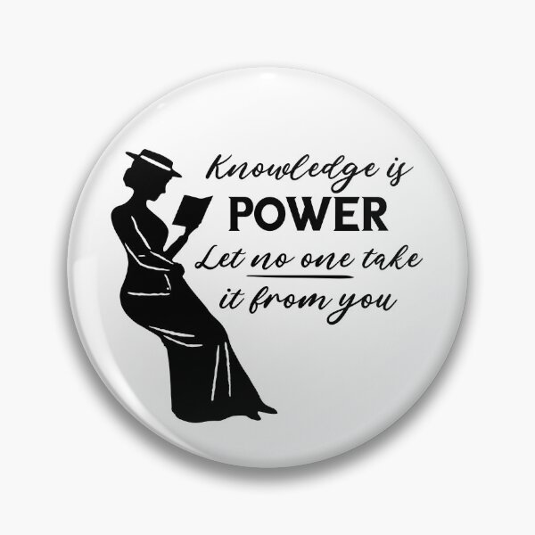 Item preview, Knowledge is Power Let No One Take It From You Quote to Protest Book Bans  designed and sold by ichewsyou.