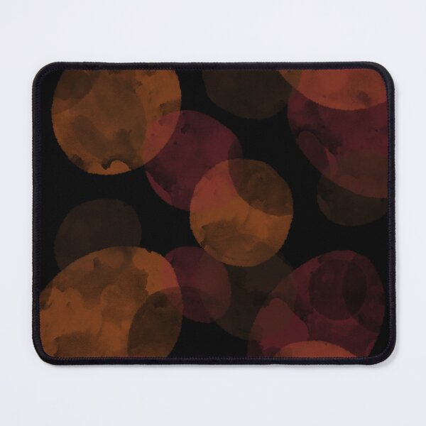 Item preview, watercolour abstract in orange, red and brown designed and sold by ColoursOfFrance.