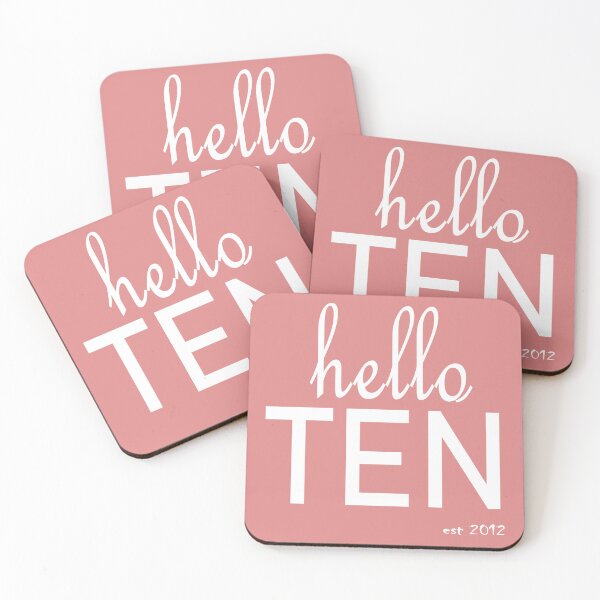Item preview, Hello ten Shirt, 10th Birthday, ten Shirt, 10th Birthday Gift, Fifty and Fabuloust, Birthday Party Shirt, Funny Birthday designed and sold by boyastore.