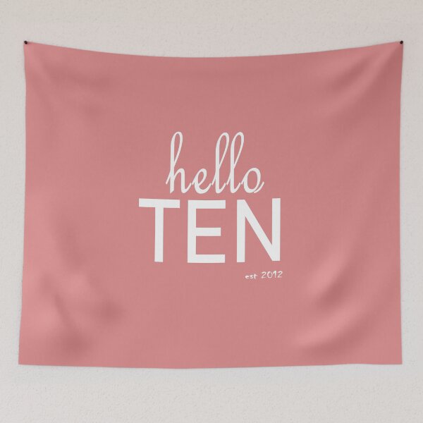 Item preview, Hello ten Shirt, 10th Birthday, ten Shirt, 10th Birthday Gift, Fifty and Fabuloust, Birthday Party Shirt, Funny Birthday designed and sold by boyastore.