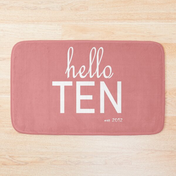 Item preview, Hello ten Shirt, 10th Birthday, ten Shirt, 10th Birthday Gift, Fifty and Fabuloust, Birthday Party Shirt, Funny Birthday designed and sold by boyastore.