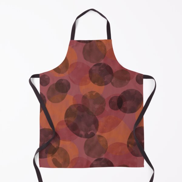 Item preview, watercolour abstract in orange, red and brown designed and sold by ColoursOfFrance.