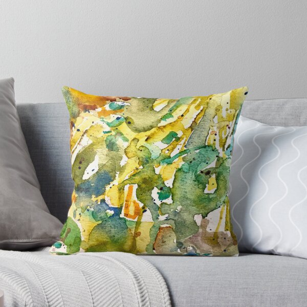 Item preview, Gorgeous Greens and Golds Abstract Watercolor designed and sold by Duncan Bullock.