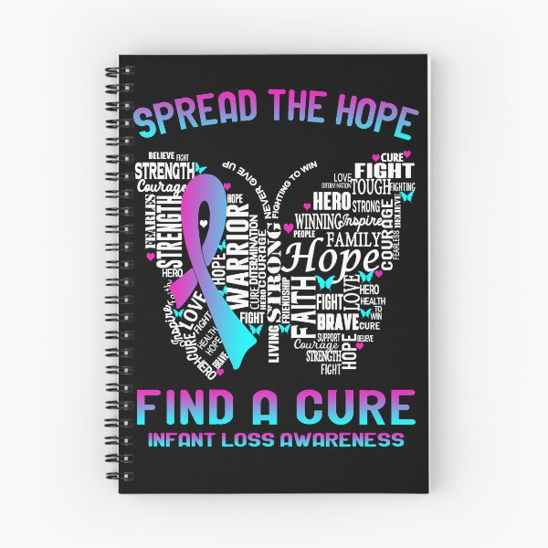 Item preview, Butterfly Ribbon Spread The Hope Find A Cure Infant Loss Awareness designed and sold by Tadmab.