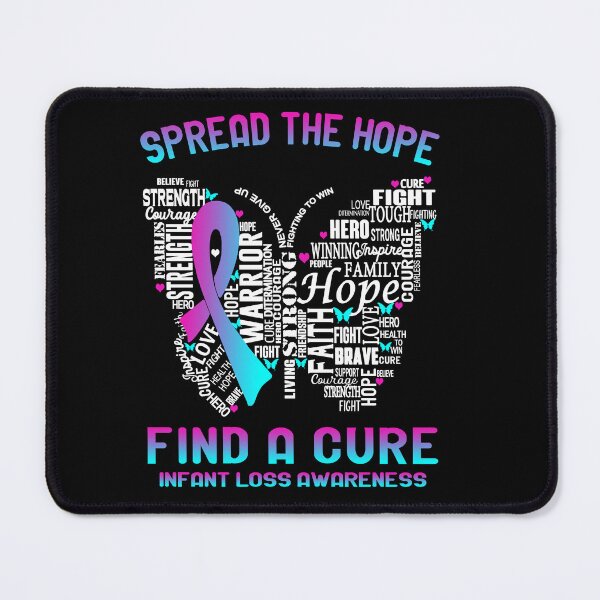 Item preview, Butterfly Ribbon Spread The Hope Find A Cure Infant Loss Awareness designed and sold by Tadmab.