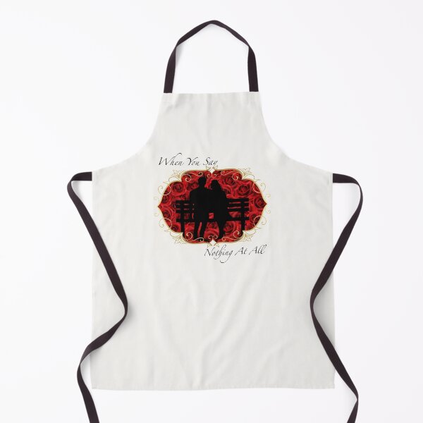 Item preview, When You Say Nothing At All (Red Roses on Off-White) designed and sold by PawsitiveMum.