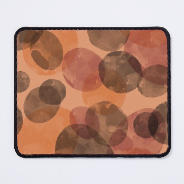 Item preview, watercolour abstract in orange, red and brown designed and sold by ColoursOfFrance.