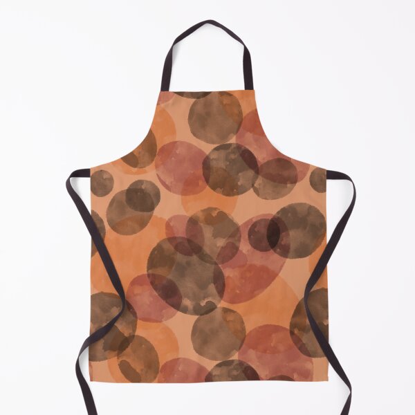 Item preview, watercolour abstract in orange, red and brown designed and sold by ColoursOfFrance.