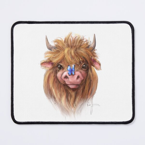 Item preview, Highland Rendezmoo Cow Animal Art Sheep Incognito by Conni Togel designed and sold by sheepincognito.