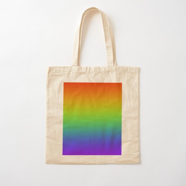  Ombre Rainbow Sherbert Gradient Tote Bag : Clothing