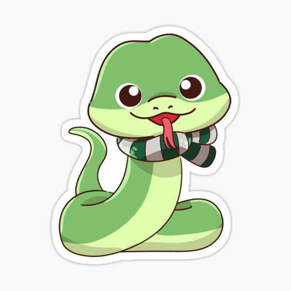 Écharpe d'Hiver Serpent Sticker