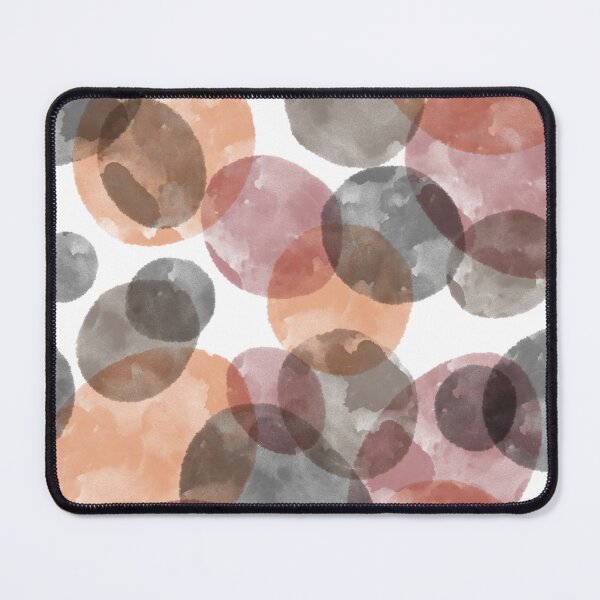 Item preview, watercolour abstract in orange, red and brown designed and sold by ColoursOfFrance.