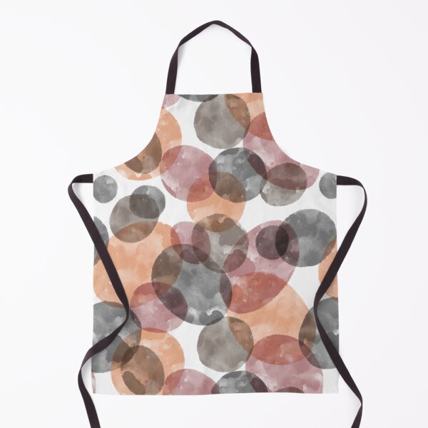 Item preview, watercolour abstract in orange, red and brown designed and sold by ColoursOfFrance.