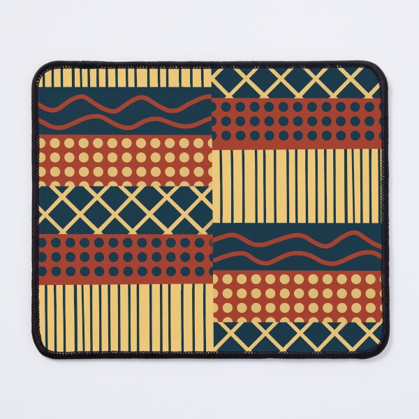 Item preview, Matt yellow navy blue and red pattern designed and sold by DemonicGloom.