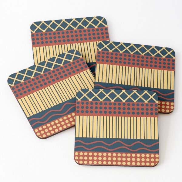 Item preview, Matt yellow navy blue and red pattern designed and sold by DemonicGloom.