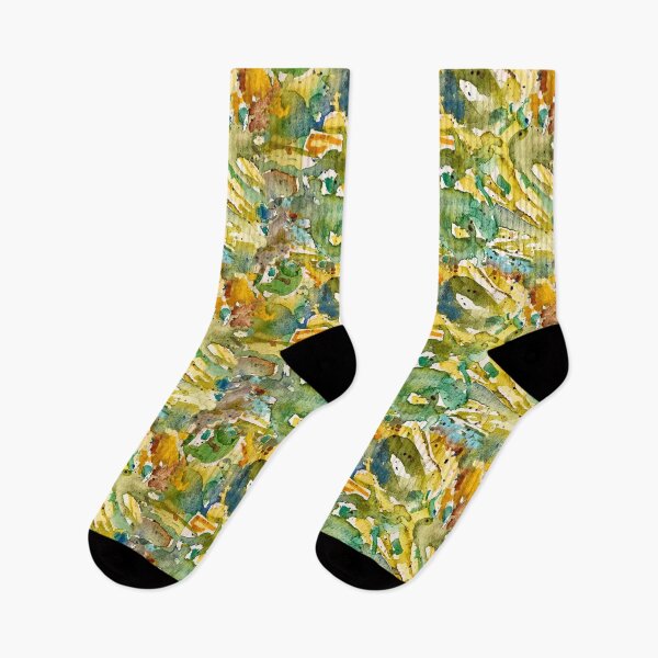 Item preview, Gorgeous Greens and Golds Abstract Watercolor designed and sold by Duncan Bullock.