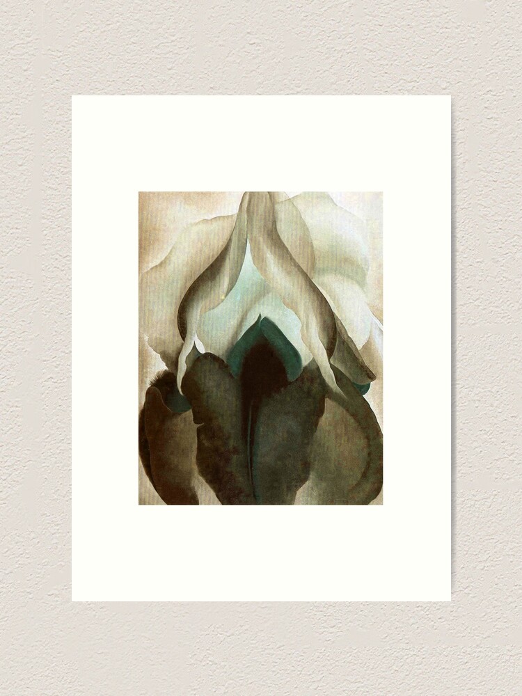O'Keeffe Black Iris 1926" Art Print for Sale by