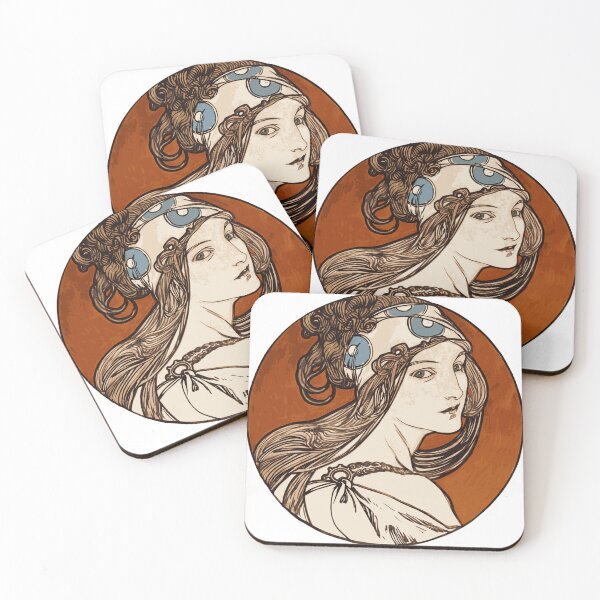 Item preview, Art Nouveau Woman designed and sold by Wenkatdesigns.