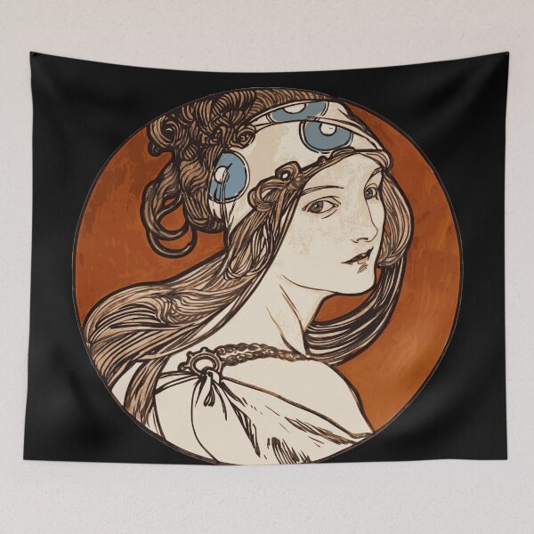 Item preview, Art Nouveau Woman designed and sold by Wenkatdesigns.