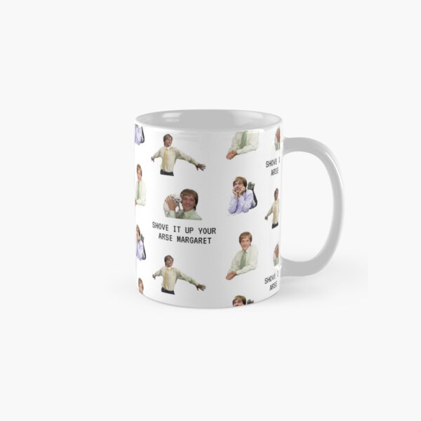 Mr G Sticker Pack , Shove it up your arse margaret, Funny Classic Mug