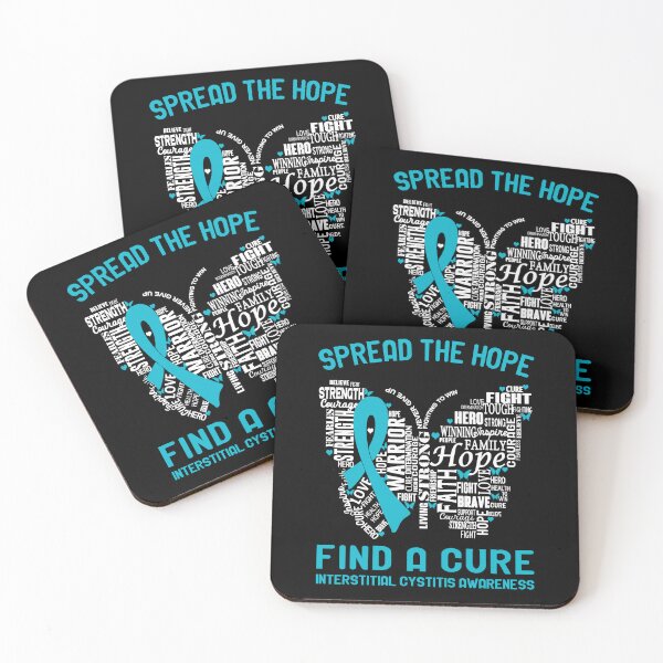 Item preview, Butterfly Ribbon Spread The Hope Find A Cure Interstitial Cystitis Awareness designed and sold by Tadmab.