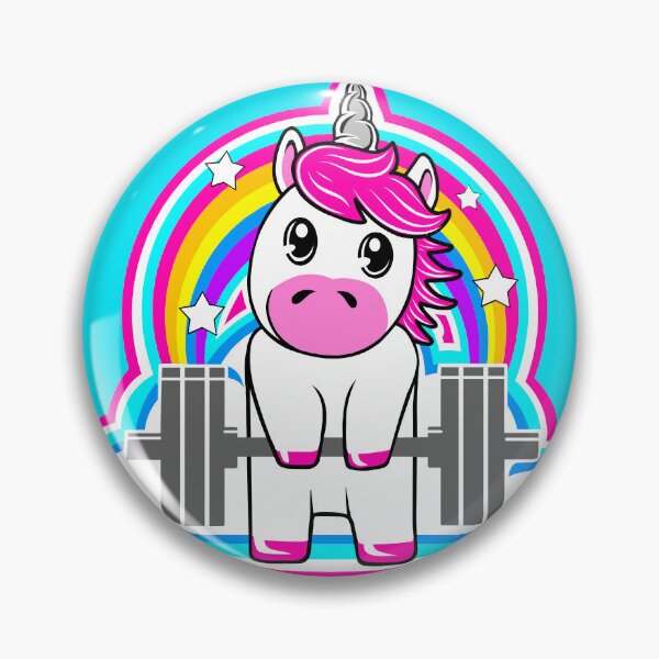 Item preview, fitness unicorn, barbell unicorn, weightlifting unicorn, fit girl designed and sold by Tim Addison.
