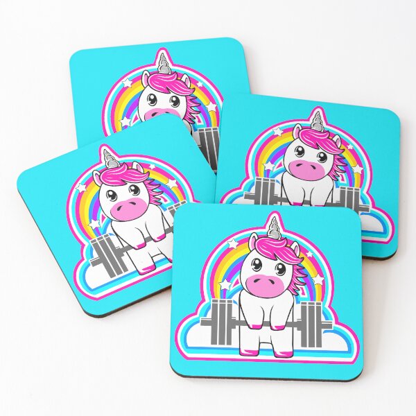 Item preview, fitness unicorn, barbell unicorn, weightlifting unicorn, fit girl designed and sold by Tim Addison.