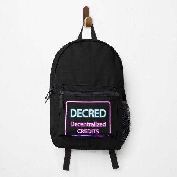 Decred neon .decred Crypto, Decred, Cryptocurrency Backpack