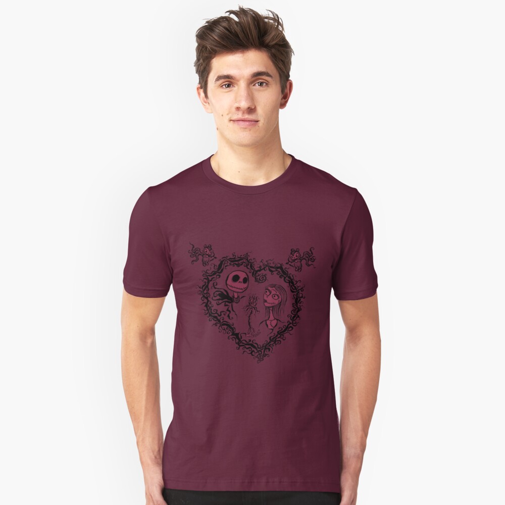 Nightmare Before Valentine's Day Slim Fit T-Shirt