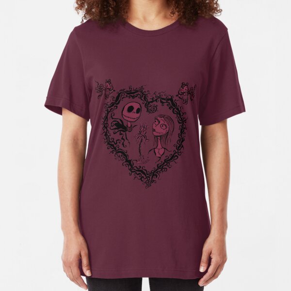 Nightmare Before Valentine's Day Slim Fit T-Shirt