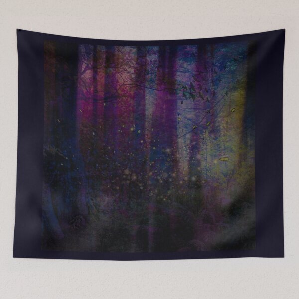 Item preview, Deepwoods And Fireflies designed and sold by SoozSilverTree.