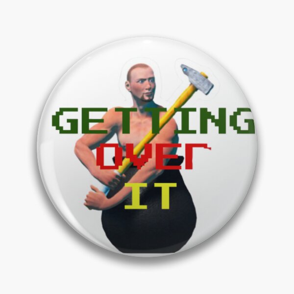 Item preview, getting over it over funny video game designed and sold by boutiquati.