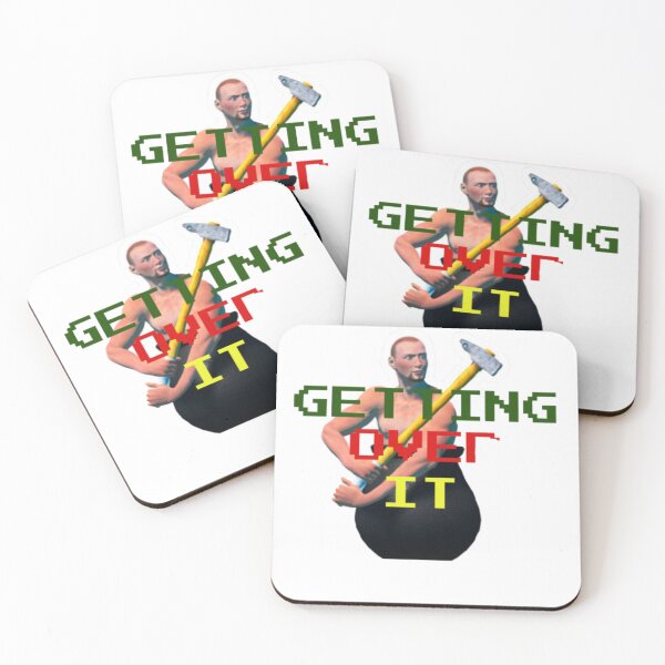 Item preview, getting over it over funny video game designed and sold by boutiquati.