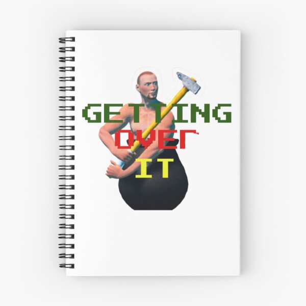 Item preview, getting over it over funny video game designed and sold by boutiquati.