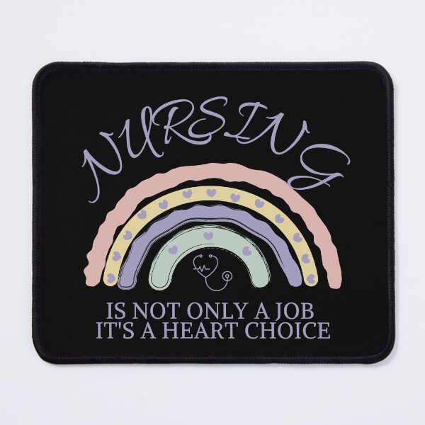 Item preview, NURSING is not a Job it's a Heart Choice Funny designed and sold by maaitbahajjoub.