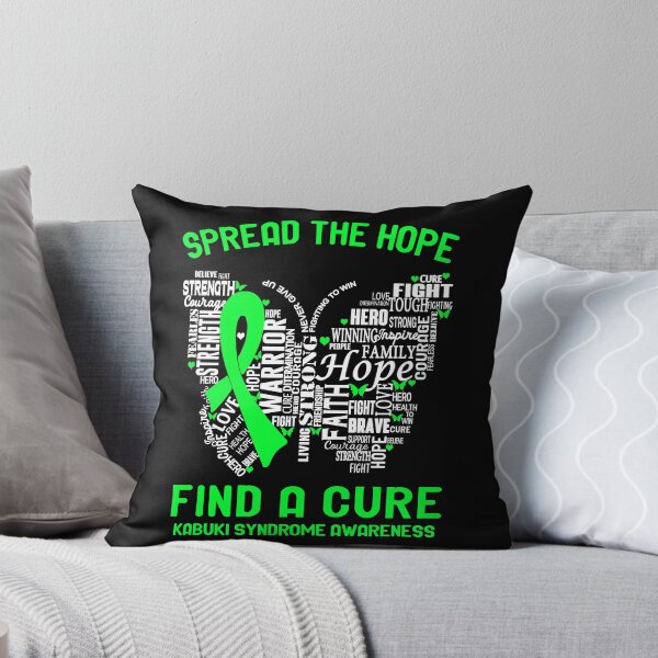 Item preview, Butterfly Ribbon Spread The Hope Find A Cure Kabuki Syndrome Awareness designed and sold by Tadmab.