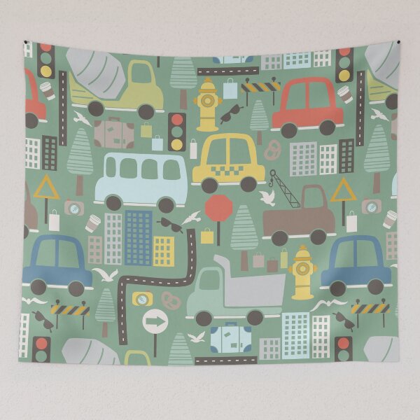 Item preview, Busy Little City cars designed and sold by SamAnnDesigns.