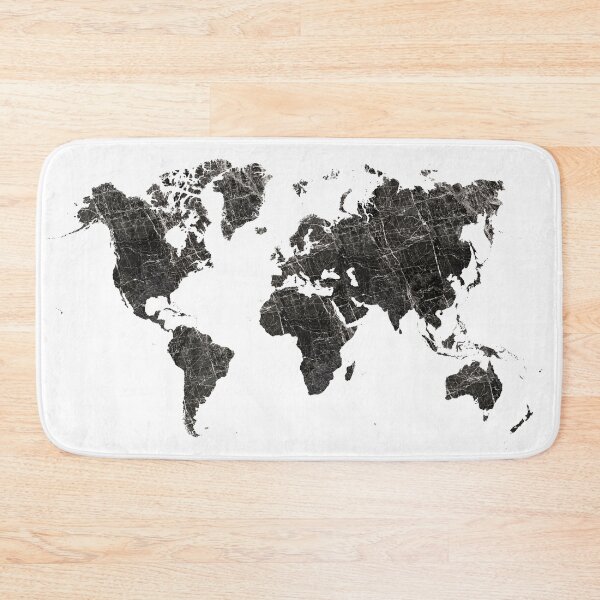 Item preview, World Map | Black Marble Map | Black Morld Map | Travel Map designed and sold by NORDIKART.