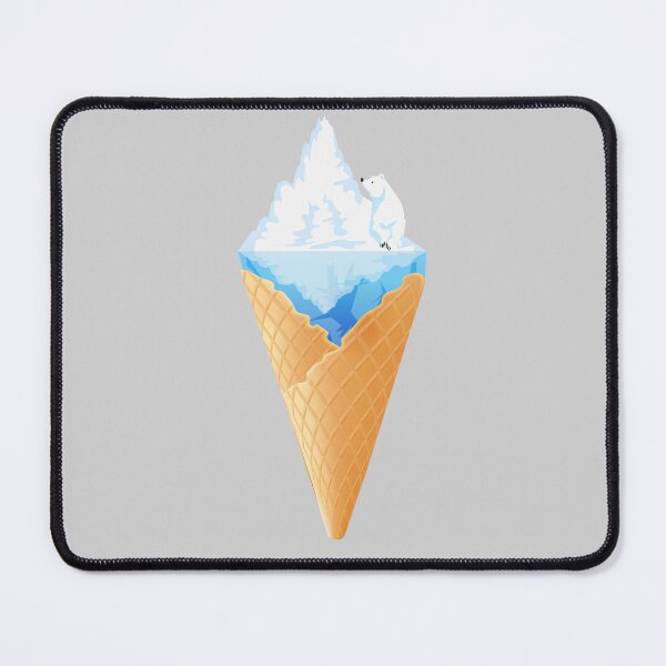 Item preview, Polar bears on the iceberg in an ice cream cup  designed and sold by Faty-Za.