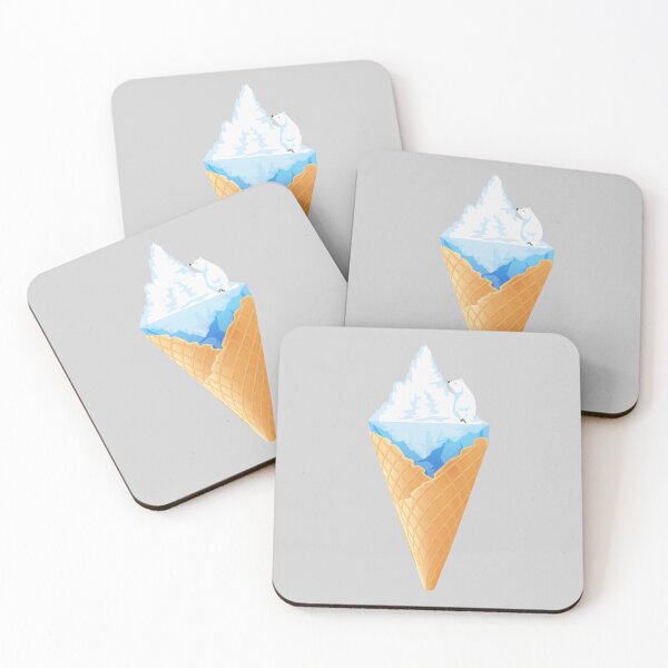 Item preview, Polar bears on the iceberg in an ice cream cup  designed and sold by Faty-Za.