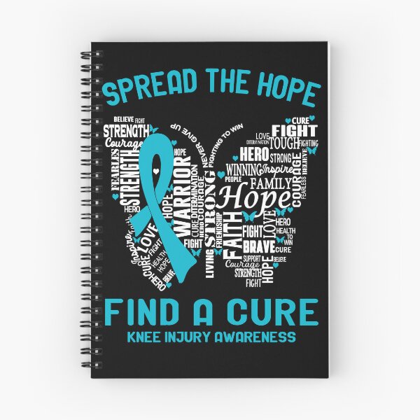 Item preview, Butterfly Ribbon Spread The Hope Find A Cure Knee Injury Awareness designed and sold by Tadmab.