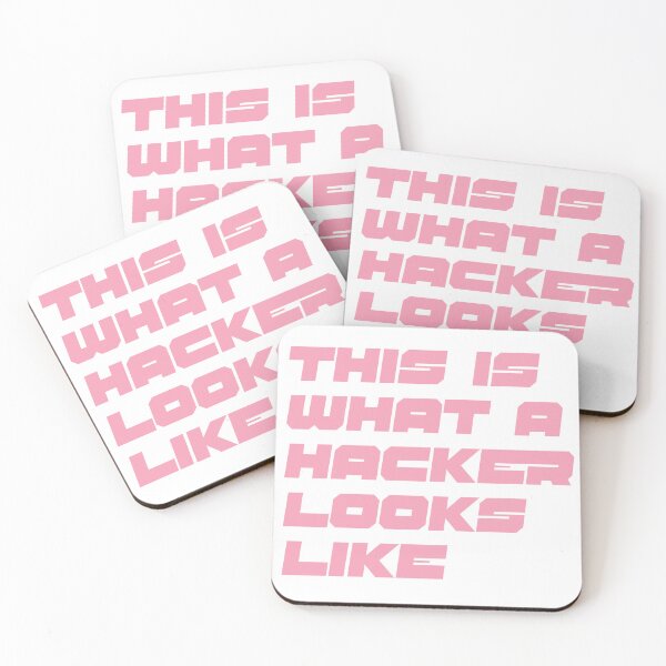 Item preview, this is what a hacker looks like pink designed and sold by hayadesigns.