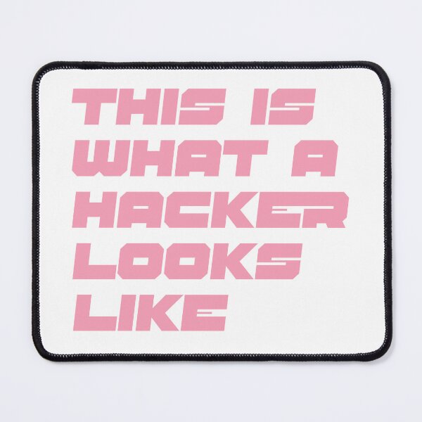 Item preview, this is what a hacker looks like pink designed and sold by hayadesigns.