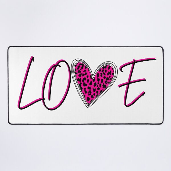 Item preview, Pink Leopard print Love designed and sold by SparkyMae.